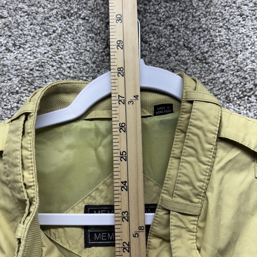 Vintage Members Only Jacket Adult 46L Yellow Full Zip Racer Bomber 80s Mens Read - Picture 8 of 12